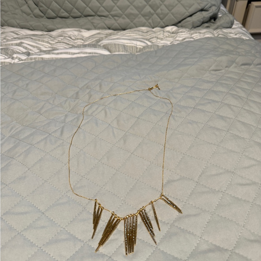 Stella And Dot Adjustable Gold Statement Necklace - image 1